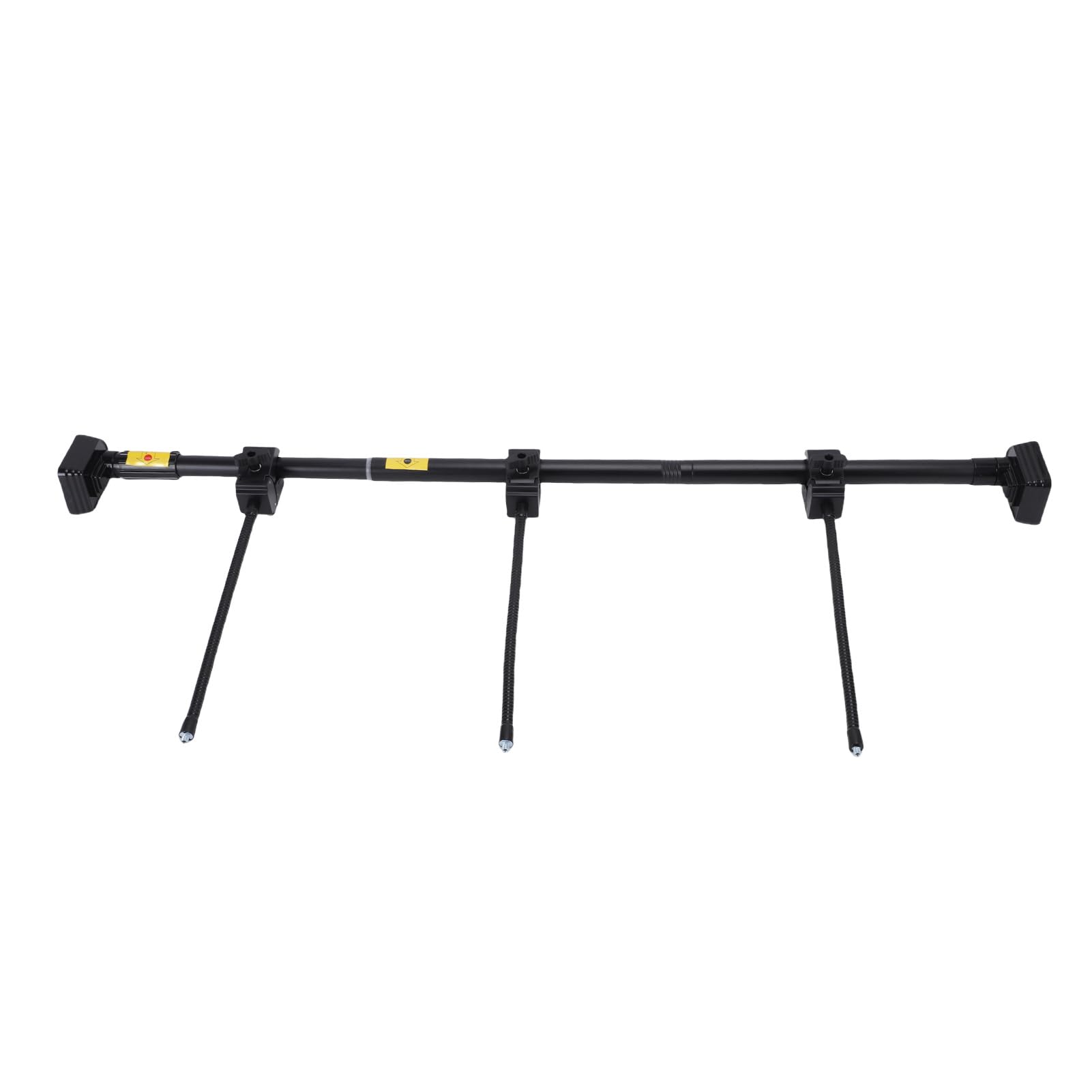 Colgador de Guirnaldas Ajustable y Resistente para Decoraciones Navideñas, Coronas de Luces, Acero Inoxidable de Alta Resistencia para Marco de Puerta Delantera, Pared, Negro Tamaño: (80 a
