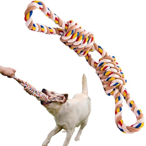 YdingYshengL Dog Rope Toys,Aggressive Chew Rope Toys for Medium Large Dogs, Tooth Cleaning Chew Toys, Tug of War Dog Toys