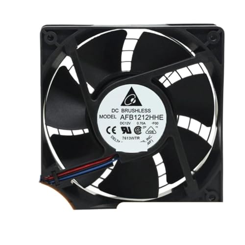 Delta AFB1212HHE 12038 12CM 12V 0.70A ���x����啗�ʗ�p�t�@���A120x120x38mm�p