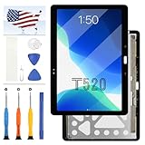 LCD Screen Replacement for Samsung Galaxy Pro T520 SM-T520 T525 SM-T525 LCD Display Matrix Touch Screen Digitizer Sensor Assembly Glass Repair Parts Kit with Free Tools (Black)