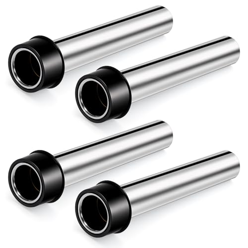 4 Piece 7.48'' Bar Sink Overflow Pipe Bar Sink Stoppers with Overflow Brass Bathroom Sinks Stopper Strainer Pipe Overflows Plug Bathroom Pipes Fittings for Kitchen Commercial 1.75 Inch Drains