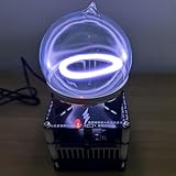 RKXKJ Bola De Plasma con Circuito Toroide, Excitadores De Anillos De Plasma, Bola De Cristal De Xenón, Diámetro 8 Cm, para Decoración De Fiestas, Actividades Al Aire Libre