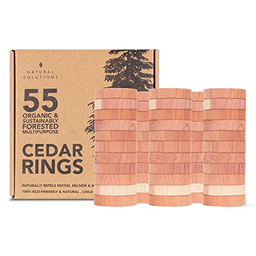 Natural Solutions® Lot de 55 anneaux en...