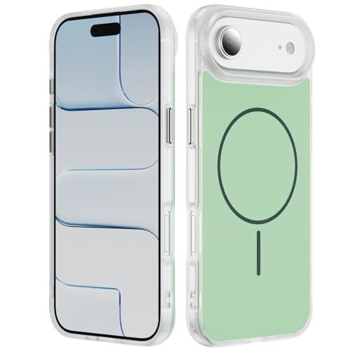 Coque iPhone 17 Air MagSafe antichoc et ultra légère mate vert FGJX