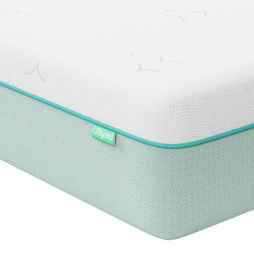 Uliyati Single Mattress with Gel & Bamboo Charcoal Foam, Single Memory Foam Mattress, Cool Sleep &...