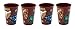 Lot de 4 gobelets pour enfants de 260 ml - Au choix : Incredibles Spiderman - Batman - Thomas - Mickey - En plastique sans BPA - Cadeau pour garçon (4 x HarryPotter)