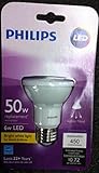 Philips 451856 50W Equivalent LED PAR20 Bright 3000K Dimmable Indoor Spot Light Bulb, White