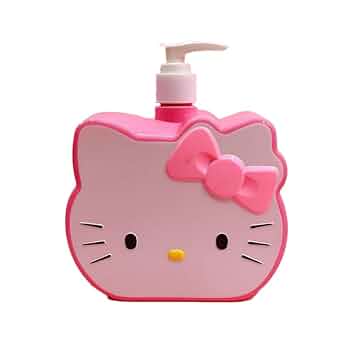 Amazon｜ハローキティ 分注ボトル ソープボトル 詰め替えボトル