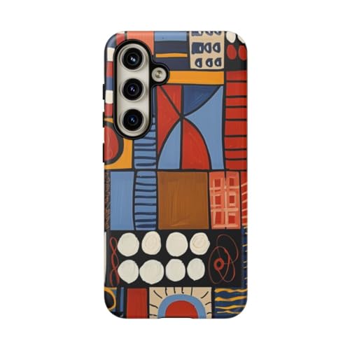 Coque rigide Galaxy S24 anti-rayures et mate à design coloré