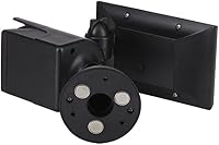 Vista 4 de Luz LED de seguridad solar con detección de movimiento (negro) 3000K 200 lúmenes para montaje en casa, garaje, pared, superficie metálica, árbol