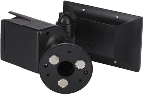 Miniatura 4 de Luz LED de seguridad solar con detección de movimiento (negro) 3000K 200 lúmenes para montaje en casa, garaje, pared, superficie metálica, árbol,