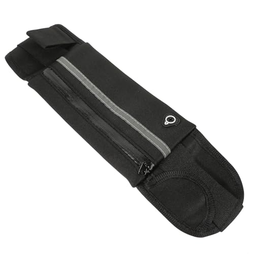 DINHEAROM Riñonera Deportiva Invisible Antirrobo Soporte para Teléfono y Documentos Bolsa de Cintura para Negocios Viajes y Running