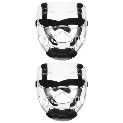 Protections faciales de combat à vision claire SUPVOX en plastique trempé ajustement précis