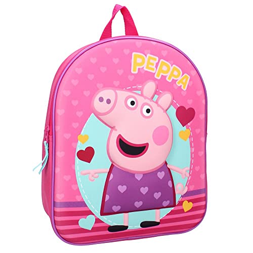 PEPPA PIG Sac à dos strong 3D, Couleur, Talla única, Décontracté