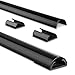 Price comparison product image Hama Aluminium Cable Duct, Semi-Circular, 110/3.3/1.8 cm, black