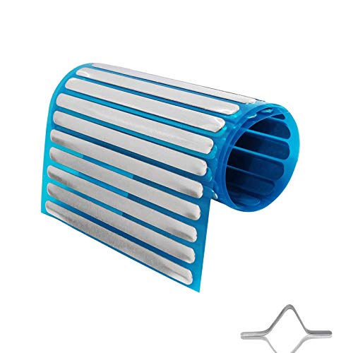 JonXon 90MM Adhesive Back Aluminum Strips Nose Wire,Nose Bridge for Mask,Flat Nose Clips Nose Bridge Bracket DIY Wire for Sewing Crafts (100PCS)