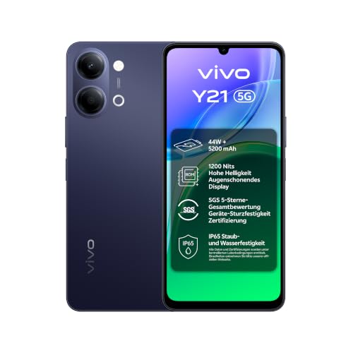 vivo Smartphone Y21 5G, 4 Go de RAM...