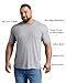 True Classic Mens T-Shirts – Short Sleeve Crew Neck T Shirts for Man, Cotton Blend Plain Novelty Men's T-Shirts, Pack of 1, Heather Gray, XXL