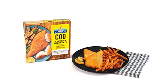 Gorton’s Breaded Fish Fillets, Wild Caught Cod With Crunchy Panko Breadcrumbs, Frozen, 4 Count, 14.6 Ounce Package #TOP6