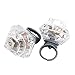Produktbild BESTOYARD 10 STÜCKE LED Diamant Ring LED Glow Ringe Diamant Glänzende Finger Ring Bunte Schöne Fingerring Kinder Spielzeug Geschenke für Geburtstag Hochzeit Brautparty Party Favors