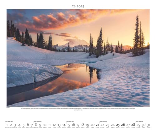 PALAZZI - Landschaft im Licht 2025 Wandkalender, 60x50cm, Posterkalender mit malerische Landschaftsfotografie, hochwertige Naturbilder, eine Reise ... int. Kalendarium: Light on the Land