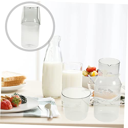 Vaso de vidrio para beber con asa aislante miniatura 3