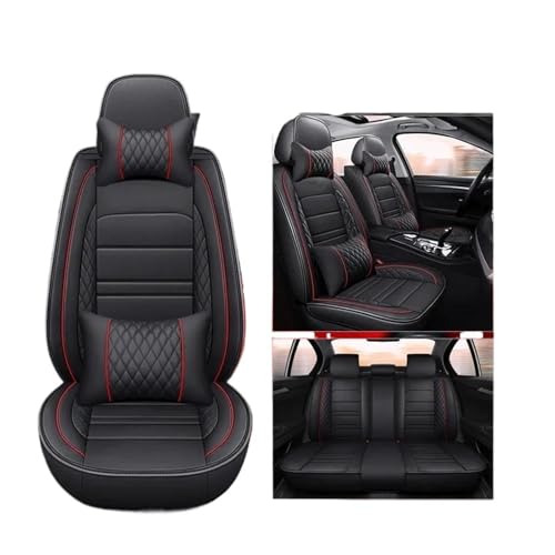 Housse de siège auto universelle noire et rouge pour Mercedes CLK SLC SL ML GL