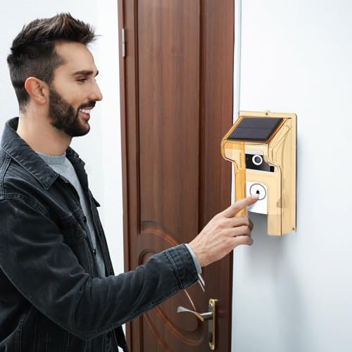 Cubierta para timbre exterior solar protector intemperie de sistemas control de acceso 6