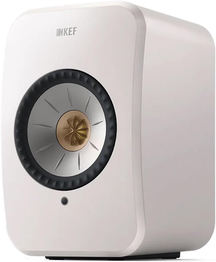 KEF LSX II Wireless HiFi Speaker System (Mineral White)