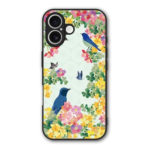 COMO �f�U�C�� iPhone16Pro�݊��i �P�[�X Slim case �X�����P�[�X �ϏՌ� �O���b�v �A�C�t�H��16�v���݊��i �X�}�z�P�[�X �ی� �X�}�z�J�o�[ �A�j�}���� �t�̉Ԃƒ��ƃ`���E como0077