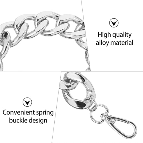 Cadena para bolso de repuesto extraíble MERRYHAPY de 60cm para bolsos DIY 4