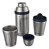 COCKTAIL-SET FÜR UNTERWEGS. Mit dem 5-teiligen Set lassen sich leckere Mixgetränke unterwegs im Nu herstellen. Eine tolle Geschenkidee.