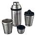 Produktbild Stanley Adventure Happy Hour System, Cocktail- und Bar-Set inkl. 2 Becher (à 200 ml), 0, 6 Liter Shaker, 18/8 Edelstahl, mit integrierter Zitruspresse und Eiswürfel-Behälter