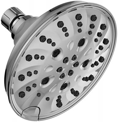 Delta 75577 6" Chrome 5 Spray H2Okinetic Shower Head