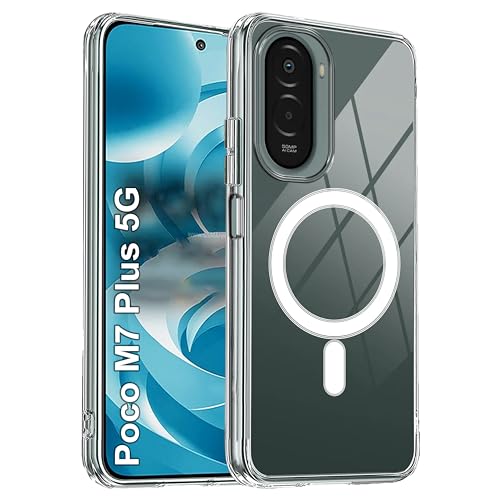 Image of Zapcase Back Case Cover for Poco M7 Plus 5G | Compatible for Poco M7 Plus 5G Back Cover | Scratch-Resistant | Clear