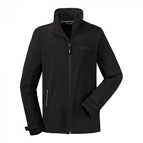 Schöffel Softshell Lecco, Giacca Uomo, Nero, 48
