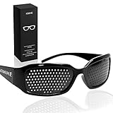 ピンホールメガネ,KIMIHE 【視力回復 視力トレーニング、眼筋運動に! 遠近兼用 疲労予防【近視 遠視 老眼 乱視の改善】疲れ目 フリーサイズ 男女兼用 眼筋力 アップ KIMIHEロゴ付き ピンホールメガネ,KIMIHE 【視力回復 視力トレーニング、眼筋運動に! 遠近兼用 疲労予防【近視 遠視 老眼 乱視の改善】疲れ目 フリーサイズ 男女兼用 眼筋力 アップ KIMIHEロゴ付き