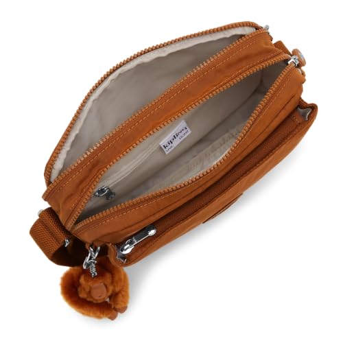 Image of Kipling Women's Abanu Medium Crossbody Bag, Lightweight, Adjustable Nylon Waist Pack with Multi-Compartment Zip Pockets
