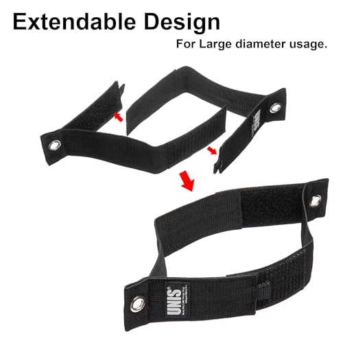Image of 24 Pack Heavy Duty Large 13-inch Extension Cord Storage Extendable Cable Ties Strap Loop Hanger Organizer for Cable, Hose, Power Cord, and Rope