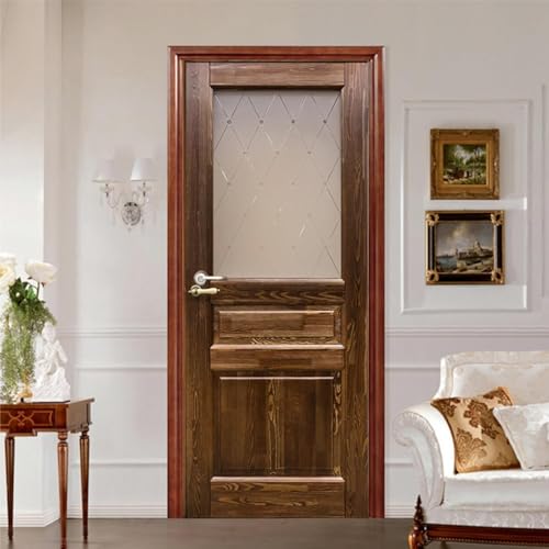 Pegatina Puerta De Madera Murales Puertas Autoadhesivo Pegatinas para Puertas De Madera Puerta Pared Mural 3D Interiores Decorativas Papel Pintado Pegatinas de Pared 85x200 cm m2326