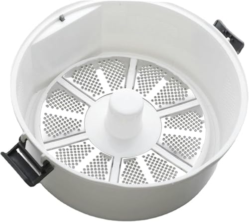 Pelador de Patatas Eléctrico Profesional, Pelador Verduras Automático 85W con Cesta, Capacidad 1kg Peeler One-Button para Cocina, Restaurante & Hogar