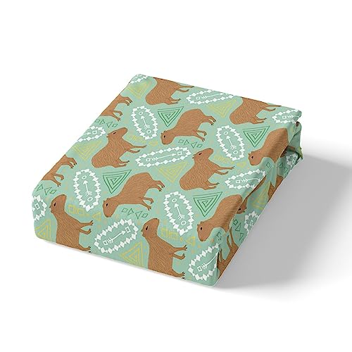 Homewish Capybara Duvet Cover Single, Tribal Geometric Bedding Set, Cartoon Abstract Triangle Arrows Comforter Cover - Image 4