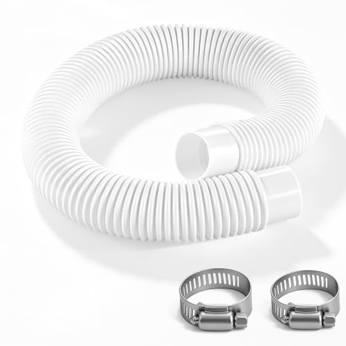 1.5 x 2 Plastic Return Suction Pool Hose Fits for Summer Waves SFX1000 SFX1500 C2000 Pump Filter Systems Above Ground Pool Skimmer Hose Compatible with Intex Coleman Part # P58150036W01