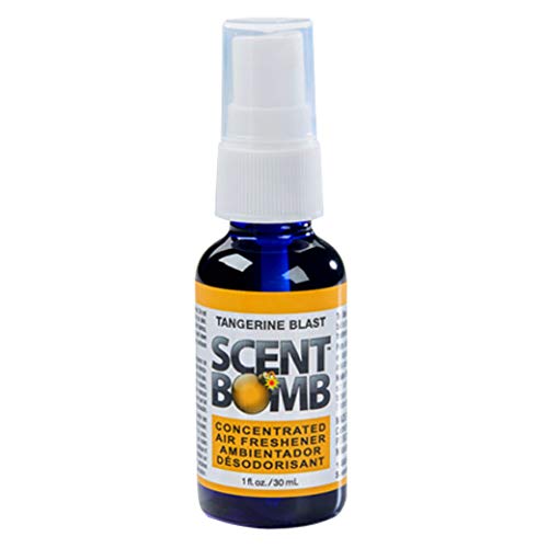 Scent Bomb Air Freshener Spray, 100% Oil Based Concentrated Air Freshener, Air Freshener Spray for Car, Room, Bathroom and Odor Eliminator (Tangerine Blast)