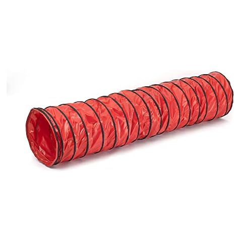 Naylor Specialist Plastics Red Children's Activity Tunnel - 560mm diameter wide, 3m Length, Strong and Flame Retardant Pop Up Play Tunnel, Indoor or outdoor Portable Play Tunnel, One Size Cover
