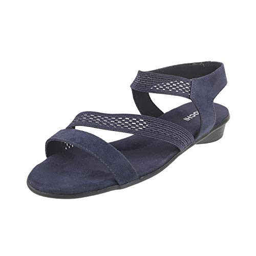 Mochi Womens Synthetic Blue Sandals (Size (8 UK (41 EU))