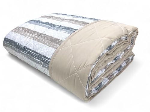 Tex family Colcha a rayas beige: Colcha