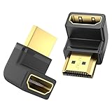 【Breite Kompatibilität】 Kompatibel mit allen Standard-HDMI-Geräten wie HDTV, Monitor, Projektor, Blu-ray-Player, Xbox Series X/S, Laptop, TV-Stick, Roku-Streaming-Media-Player, Google Chromecast, Blu-ray-DVD-Player-Empfänger, TV-Box, AV-Receiver, Apple TV, Shield TV, Fire TV, Xbox360, PS4, PS5, PC, RTX Graphics usw. Insbesondere kann es nahezu lückenlos an den HDMI-Anschluss hinter dem Monitor angeschlossen werden.