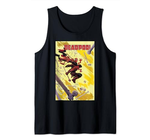 Débardeur Marvel Deadpool couverture comic décontracté sans manches