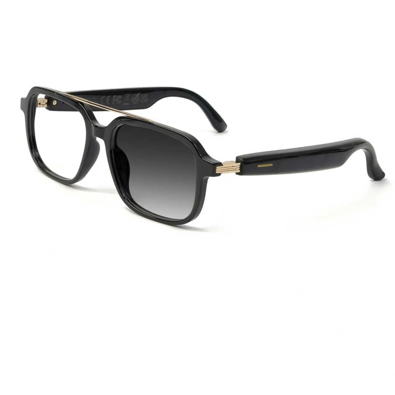 AI Smart Glasses – Bluetooth Sunglasses for Men & Women with ChatGPT & Gemini, 164-Language Translation, Open-Ear Audio, Photochromic UV/Blue Light Lenses, Lightweight & Waterproof